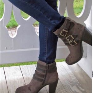 INC Laini Women's Boots Mushroom 8W (T)